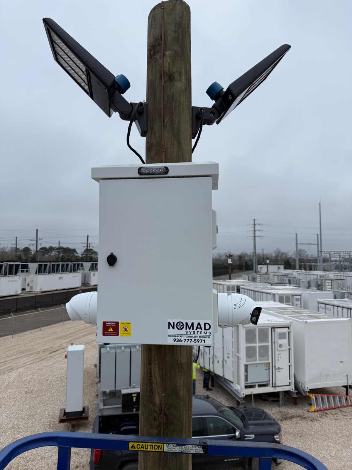 Commercial surveillance installation in La Marque, TX